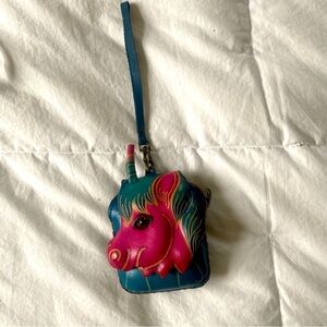 Genuine Leather 3D Novelty Wristlet/ Coin purse